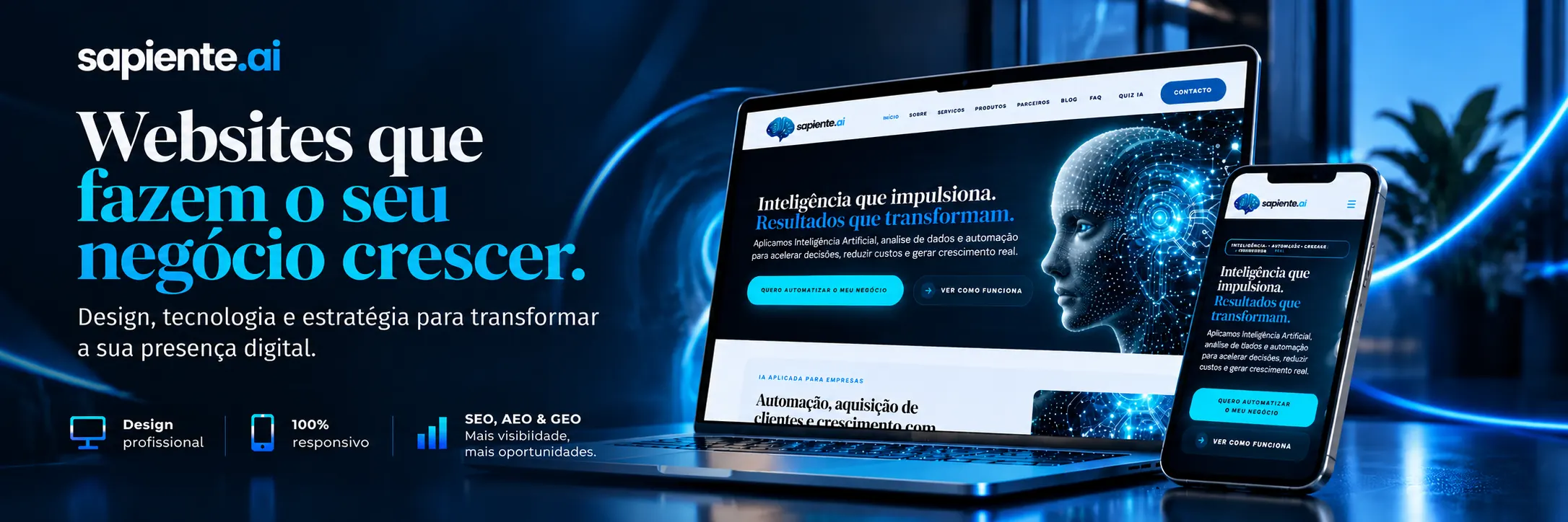 Criação de Website Profissional para Empresas